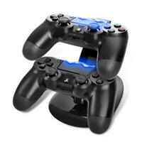 Dock sạc kiêm kệ đỡ cho tay cầm chơi game PS4 Slim và Pro - Đen