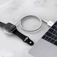Dock Sạc Nhanh Khung Thép Steel Dành Cho Apple Watch Series 3-8 SE Apple Watch Ultra Hàng Chính Hãng - USB A