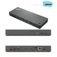 Dock Thinkpad 40B0 Thunderbolt 4 (NEW) hỗ trợ xuất 1 màn hình 8k 30HZ hoặc 4 màn hình 4K 60HZ cho Laptop HP,Lenovo, Macbook, Dell