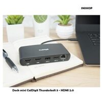 Dock Thunderbolt 3 Mini Cal.Digit (New), Xuất hai màn 4K qua cổng HDMI, thêm cổng kết nối cho laptop Dell, Mac, HP