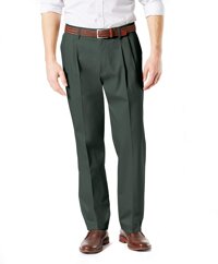 Dockers Men's Classic Fit Signature Khaki Lux Cotton Stretch Pants - Pleated