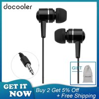 Docooler In-Ear Piston Hai Tai Tai Nghe Stereo Tai Nghe Tai Nghe Nhét Tai Nghe Nhạc Dành Cho iPhone Smartphone HTC MP3