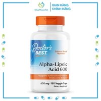 Doctor’s Best Alpha Lipoic Acid 600mg – Viên Uống Chống Lão Hóa Cho Cơ Thể 180 viên