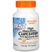 Doctor’s Best High Absorption Curcumin 500 mg 120 Capsules