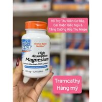 Doctor's Best Magnesium High Absorption Magnesium 120 viên/ 240 viên