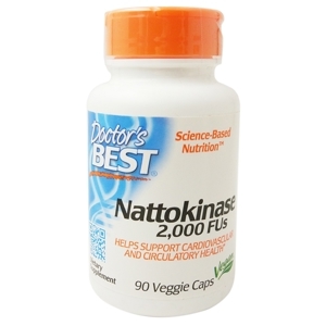 Viên uống bổ tim mạch và ngăn ngừa đột qụy Doctor's Best Nattokinase 90 viên