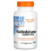 Doctor’s Best Nattokinase 2.000 FUs 270 Veggie Caps