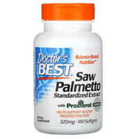 Doctor’s Best Saw Palmetto Standardized Extract 320 mg 180 Softgels