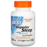 Doctor’s Best Superior Sleep with Sensoril AlphaWave 60 Veggie Caps