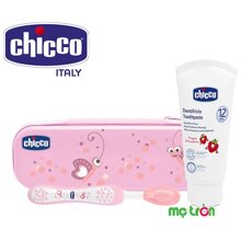 Bộ chăm sóc răng miệng Chicco 3 in 1 hình bướm hoa