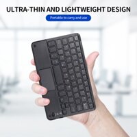 Dodocool Bàn Phím BT 3.0 Không Dây Bàn Phím Bluetooth Siêu Mỏng 59 Phím Với TouchPad, Hỗ Trợ Hệ Điều Hành Android Window