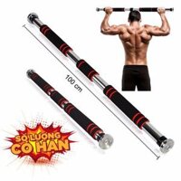 DODODIOS Thanh tập xà đơn treo tường gắn cửa nhiều cỡ từ 62-150cm tùy chỉnh phù hợp tập gym tại nhà tăng cơ bắp - 80-120 Cm,Mút Silicon ngắn
