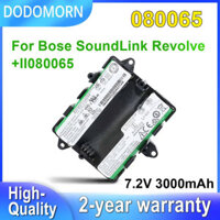 DODOMORN 080065 Battery For Bose SoundLink Revolve+II080065 080061 829049-0210 Rechargeable Li-ion Batteries 7.2V 3000mA