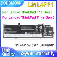 DODOMORN L21L4P71 L21M4P71 For Lenovo ThinkPad T14 P14s Gen 3 Series Laptop Battery SB10W51964 SB10W51965 15.44V 52.5Wh