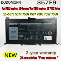 Dodoorn 357f9 cho Dell Inspiron 15 chơi game 5576 5577 7557 7559 7566 7567 máy tính xách tay pin p65f p57f p65f001 p57f0