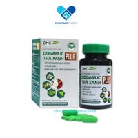 DOGARLIC Trà Xanh Plus H/100V DMC – giảm cholesterol trong máu, giúp hạn chế thừa cân, béo phì