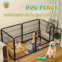 🐈Dogelsy🐕  Hàng Rào Quây Cho Chó Bộ 6 tấm Ghép Chuồng Quây Nan Ống Sơn Tĩnh Điện Dành Cho Chó Lớn bốn kích cỡ khác nhau
