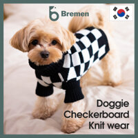 Doggie Checkerboard Đan mặc