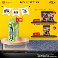 DohaMart Combo 4 hộp viên ngậm không đường Doublemint hương bạc hà hộp 35 viên