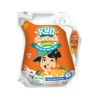 DohaMart Kun sữa chua uống hương cam thùng 24 túi x 110ml