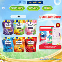 DohaMart Nước xả làm mềm vải Comfort Chăm sóc Chuyên sâu Một lần xả / Hương nước hoa thiên nhiên túi 3.8L