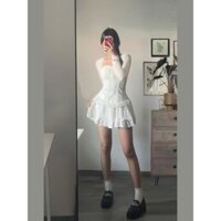 [ĐỢI 10 NGÀY]- Khoác lưới/ Áo ống tim/ Váy xòe