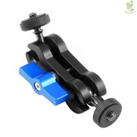 Đôi Ballhead Mount 1 / 4 Inch Vít Magic Ball Head Arm Xoay 360 Độ Anodization Hợp kim nhôm cho điện thoại Gimbal Màn hình Tay cầm chụp ảnh [24NEW]