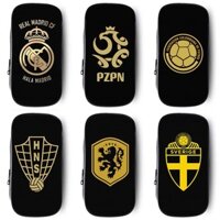 Đội Bóng Đá Logo Ins Thời Trang Sinh Viên Vải Túi Đựng Bút Chì Dung Tích Lớn Hộp Đựng Mẫu Giáo Trẻ Em Hộp Đựng Bút Chì