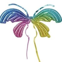 Đôi cánh bướm phát sáng có đèn bán buôn Đôi cánh bướm Victoria's Secret Đồ chơi trẻ em Bóng bay sinh nhật Chợ đêm Kinh