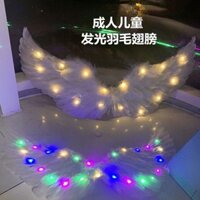 Đôi cánh Catwalk nhỏ, đôi cánh thiên thần, đôi cánh sân khấu, đạo cụ dành cho người lớn, biểu diễn ánh sáng bướm trẻ em