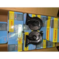 Đôi còi sên ô tô, xe máy. Còi sên hộp sắt BOHSCHE 12/24V.