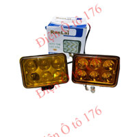 Đôi đèn led Runlai 6 bóng, đèn led trợ sáng dành cho ô tô, xe tải,..