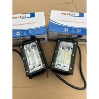 Đôi đèn led trợ sáng ô tô. Led gù ngắn