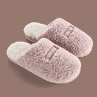 Đôi Dép POSEE PS09046-2 Từ Vải Lông Giữ Ấm Bàn Chân
