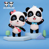 Đôi Gấu bông Kiki + Miumiu BabyBus dài 30cm quà tặng cho bé