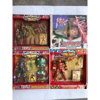 Đội Gió Ninja Nội Địa Quái Vật Biến Đổi Lớn Đỏ Xanh Vàng Chiến Binh Siêu Sao Thần Nơ, Hàng Có Sẵn