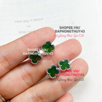 đôi hoa tai đa ngoc bích myanmar chuẩn vip kiểm định