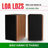 Đôi Loa Bass 16 LDZS Công Suất 200W Tặng Kèm Dây, Loa Karaoke Gia Đình Cao Cấp Chất Âm Hay, Loa Bookshelf