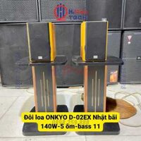 Đôi loa nghe nhạc mini ONKYO D-02EX Nhật bãi, 140W-5 ôm, Dàn âm thanh mini bass 11, tiếng hay - H2Pro Tech