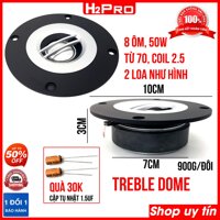 Đôi loa treble dome rời vành 10cm 50W-từ 70 (2 loa), loa treble dome cao cấp tiếng tép cao, sáng, mịn và rõ ràng (tặng cặp tụ 30k)