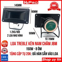 Đôi loa treble kèn JBM H2Pro 150W-8 ôm-từ 70, loa treble nam châm rời cao cấp (tặng tụ 20K, hàn sẵn tụ vào loa)