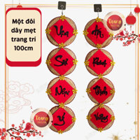 Đôi Mẹt Mây 25cm Trang Trí Tết Treo Cửa Chúc mừng năm mới