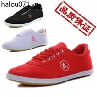 Đôi Ngôi Sao Võ Thuật Giày Tập Giày Đế Mềm Chống Trơn Trượt Nam Nữ Bò Đế Giày Tập Luyện Tai Chi Sáng T