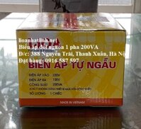 ĐỔI NGUỒN CHO QUẠT NHẬT 100V 110V- CHỌN ĐỔI NGUỒN 100VA-200VA