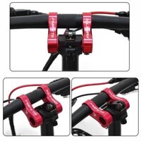 Đôi Riser Hợp Kim Nhôm Đôi Riser Đứng Xe Đạp Tay Lái Đứng Siêu Nhẹ Xuyên Biên Giới LPCNC Phụ Tùng Gấp Xe Đạp Bicyc