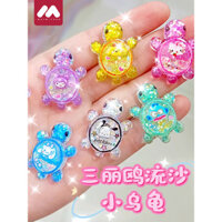 Đôi rùa phát sáng trong bóng tối, màu đỏ Chan, mô hình động vật nhỏ nhấp nháy, túi mù, đồ chơi nổi tiếng trên internet
