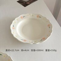 Đôi Tai Gốm Sứ Trẻ Em Bát Ăn Gia Đình Sữa Chua Bột Yến Mạch Bát Ăn Sáng Nướng Bánh Bát