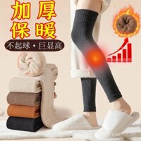 Đôi tất bảo vệ đầu gối cho phụ nữ, tất ống dài mùa đông, dày dạn, ấm áp, tất giữ ấm chân, tất chống trượt, tất cao quá đầu gối