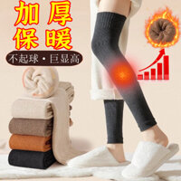 Đôi tất bảo vệ đầu gối cho phụ nữ, tất ống dài mùa đông, dày dạn, ấm áp, tất giữ ấm chân, tất chống trượt, tất cao quá đầu gối