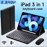 Đối với iPad Case Pro 11 2018-2022 Air Bìa 4/5 với chuột bàn phím Bluetooth cho iPad 7th 8th 9th 10.2 iPad Vỏ thế hệ thứ 10 có nắp khay bút